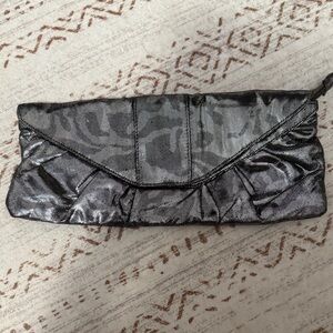 Elegant Gunmetal Clutch Bag
